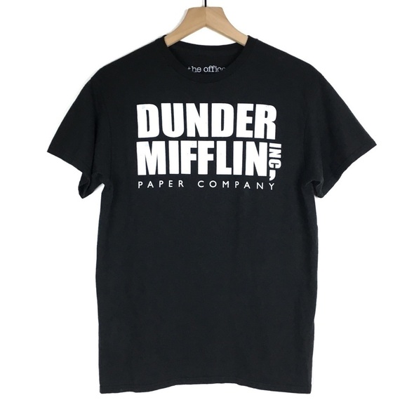 THE OFFICE T Shirt Dunder Mifflin Paper Company Graphic Short Sleeve Size Medium - Picture 2 of 9